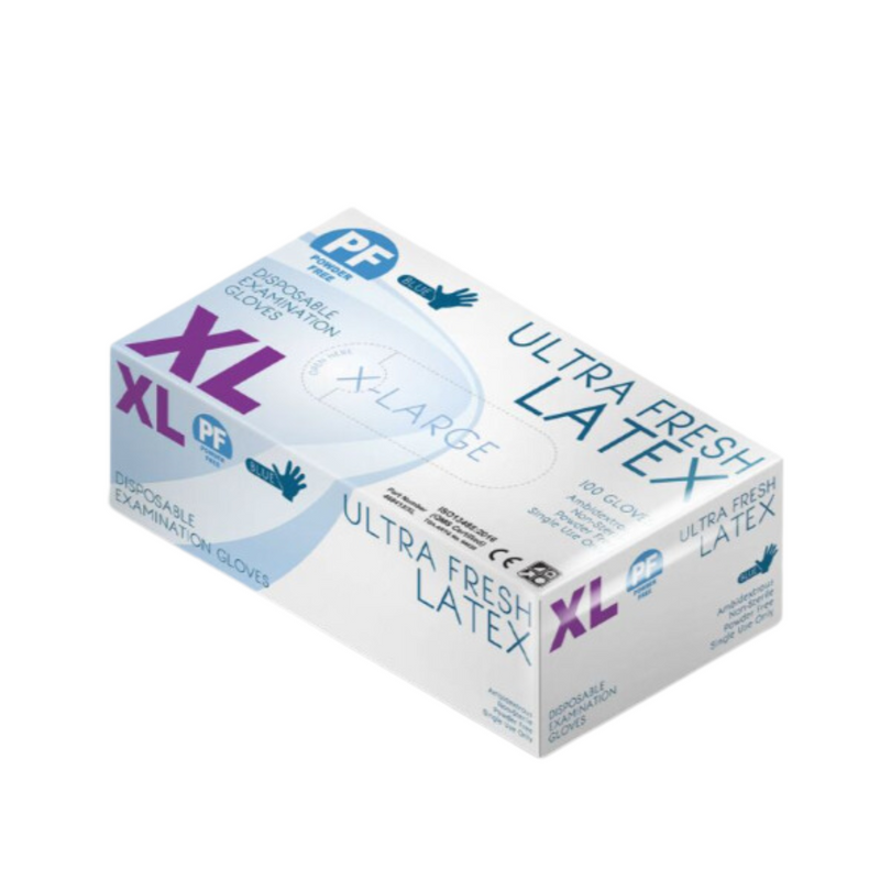 The Latex Gloves P/F 10x100's – Extra Large