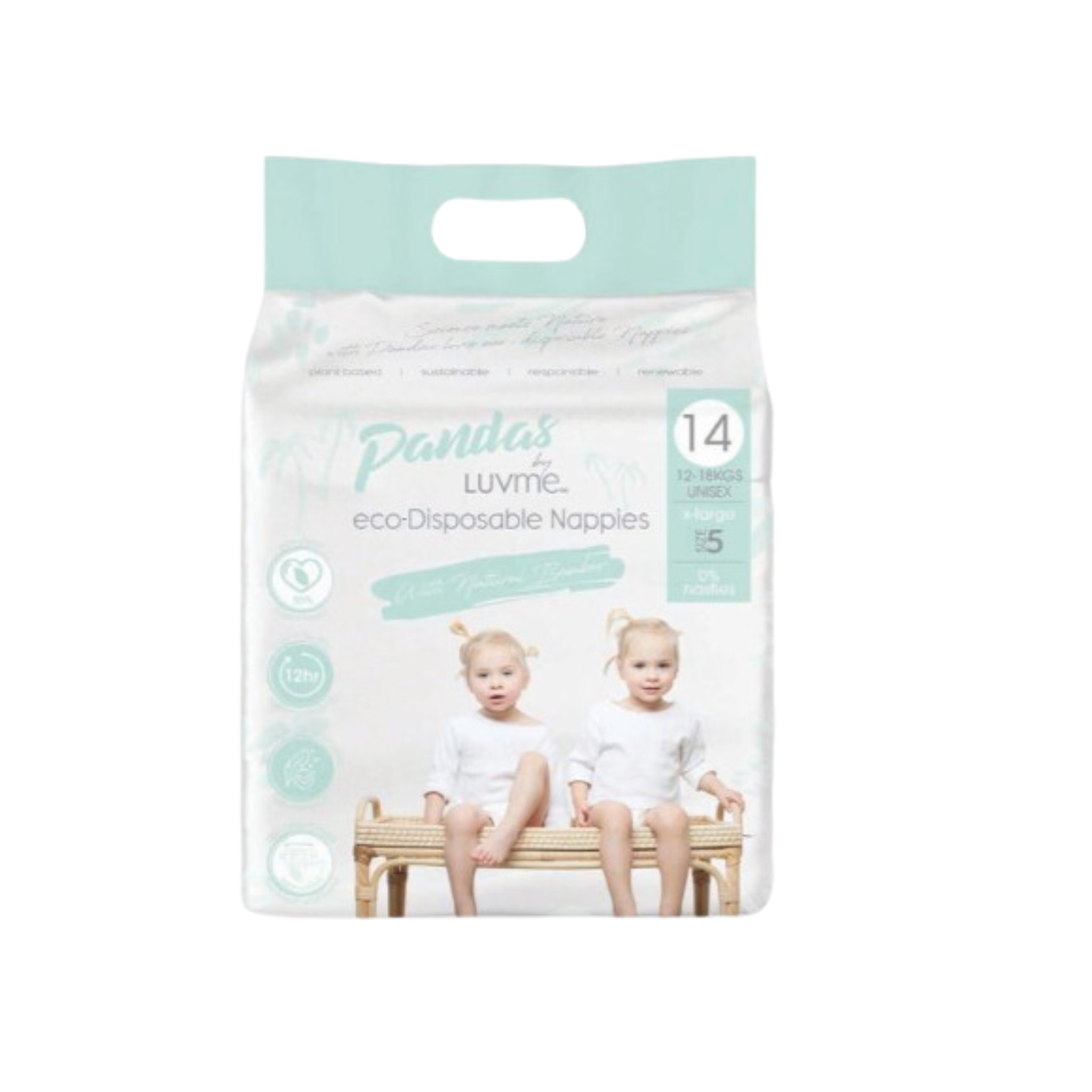 Luvme Nappies 4x14's - Extra Large