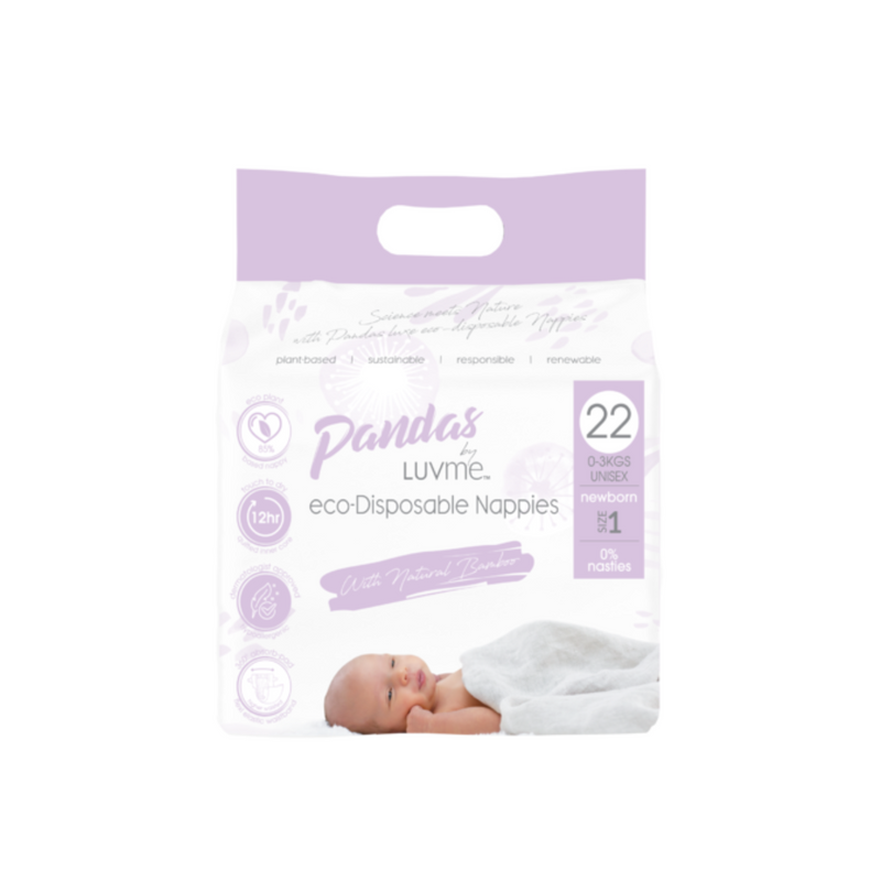 The Luvme Nappies 4x22's – Newborn