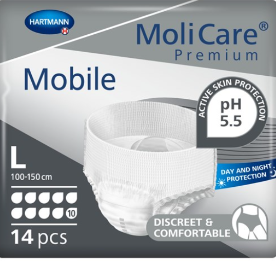 Molicare Premium Mobile 10D Large Carton of56