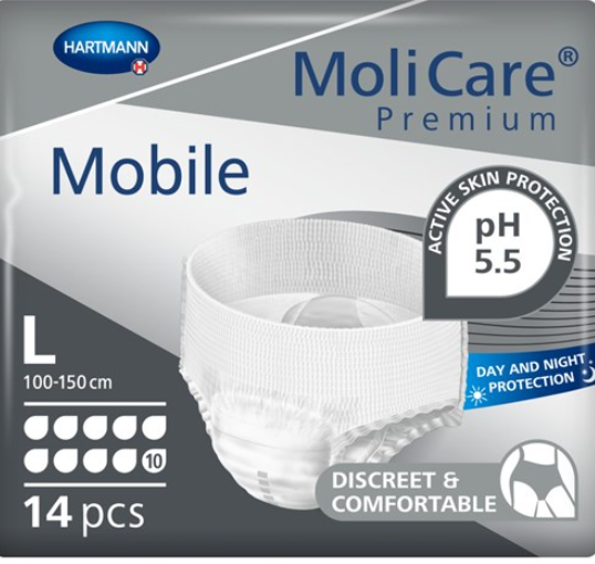 The Molicare Premium Mobile 10D Large (Carton of 56)