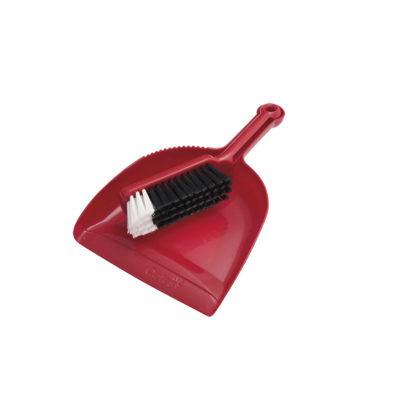 The Oates Dustpan & Bannister Set – Red