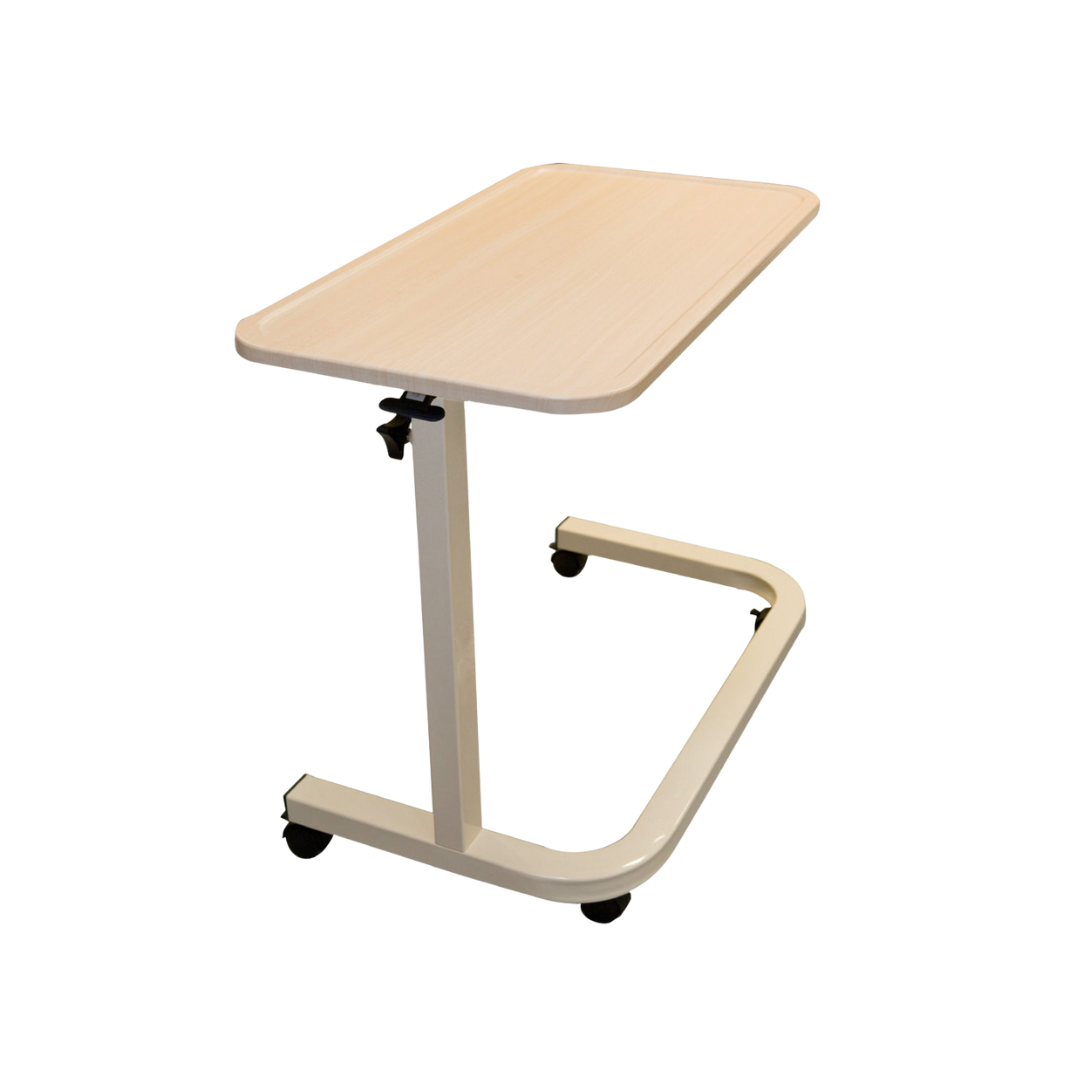 Over Bed/Chair Table Beechwood - Beds and Bedroom Equipment - NDIS
