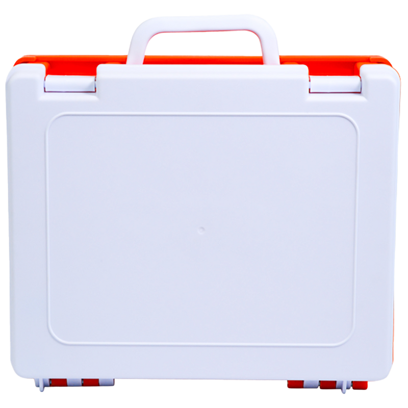 The AEROCASE Medium White and Orange Rugged Case