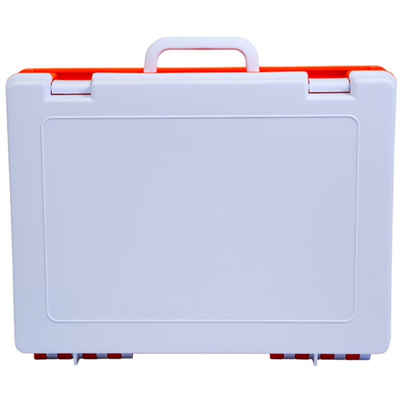 The AEROCASE Medium/Large White and Orange Rugged Case