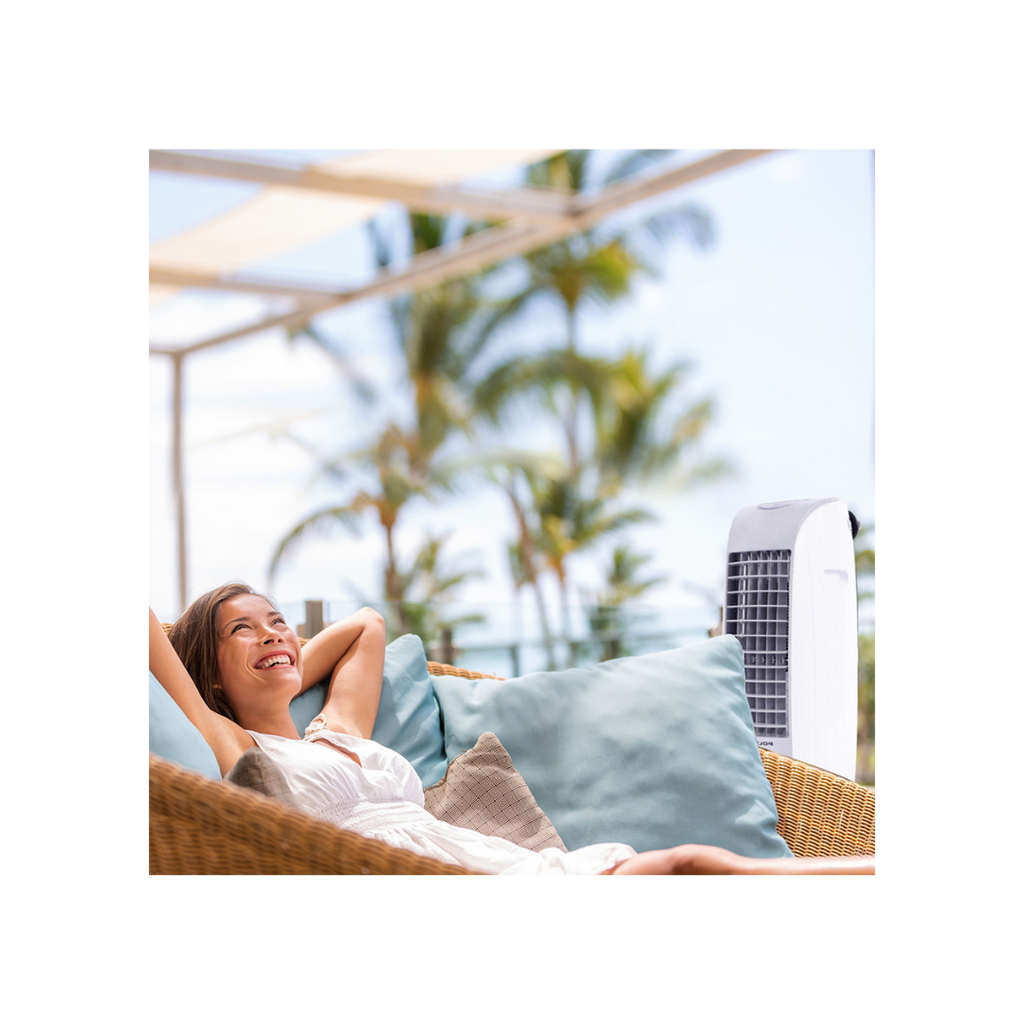POLYCOOL 6L Portable Evaporative Air Cooler 24 Hour Timer 4 in 1 Cooli
