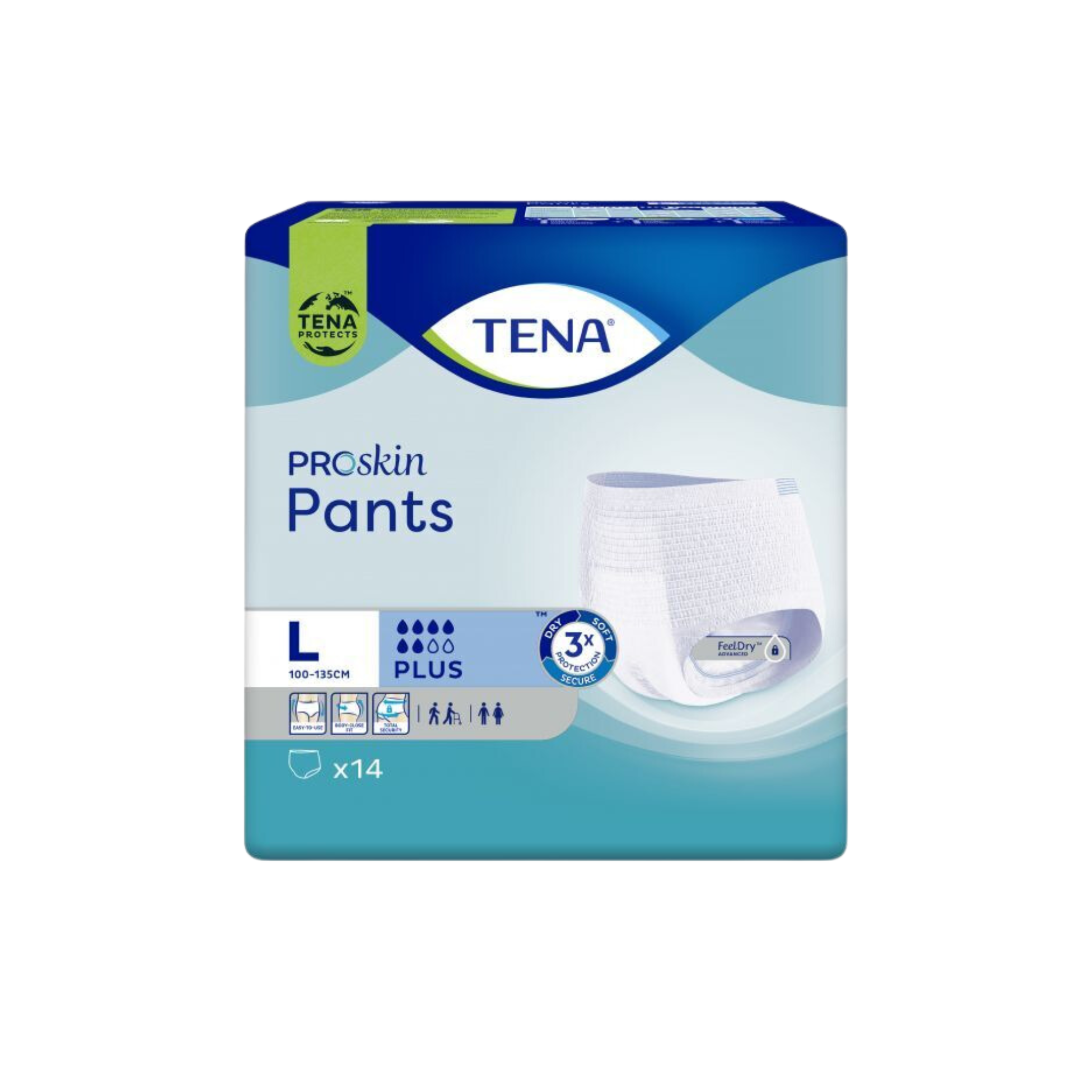 Tena Pants Plus Large 4x14's