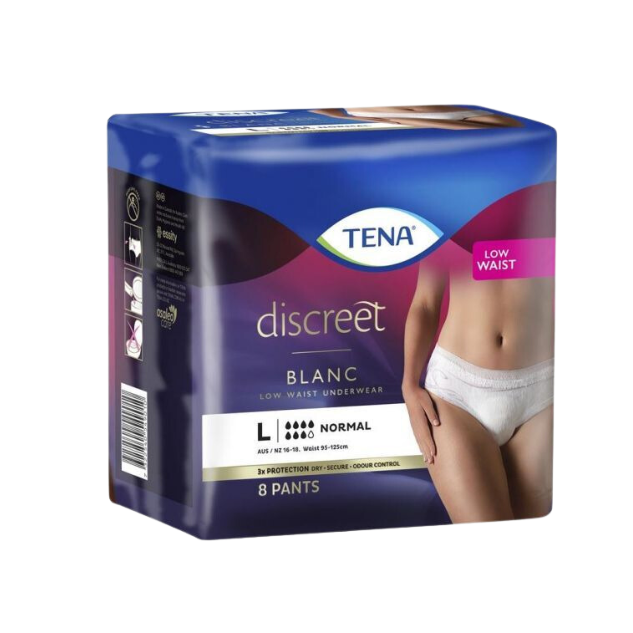Tena Pants Women Discreet Large 3x8's