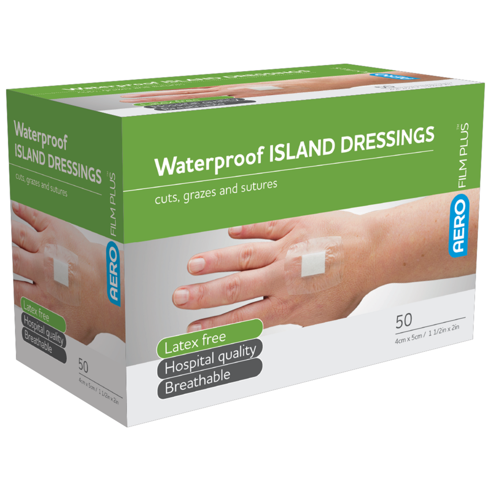 AEROFILM PLUS Waterproof Island Dressing 4 x 5cm  Box / 50
