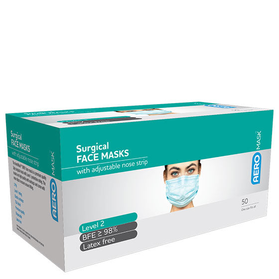 AEROMASK Level 2 Surgical Mask Box/50