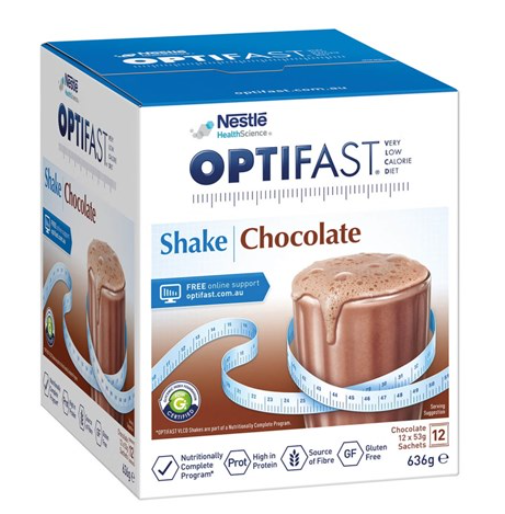 Optifast VLCD Shake Chocolate 53g Pack of 12