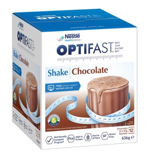 The Optifast VLCD Shake Chocolate 53g (Pack of 12)
