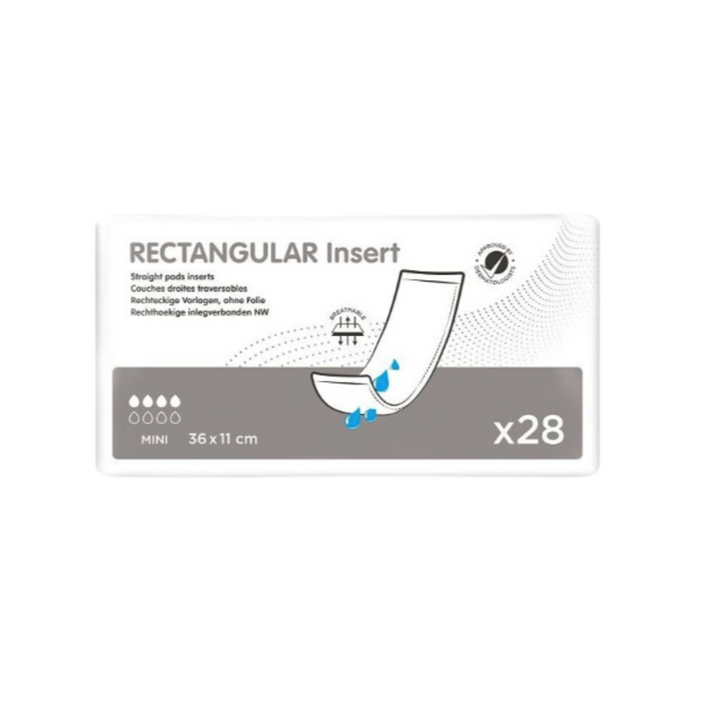 The iD Rectangular Pad Mini 4x28's (11x36 cm)