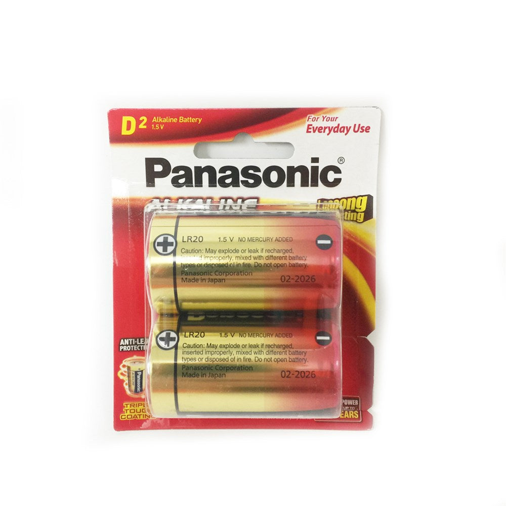 Battery Panasonic Alkaline Size D