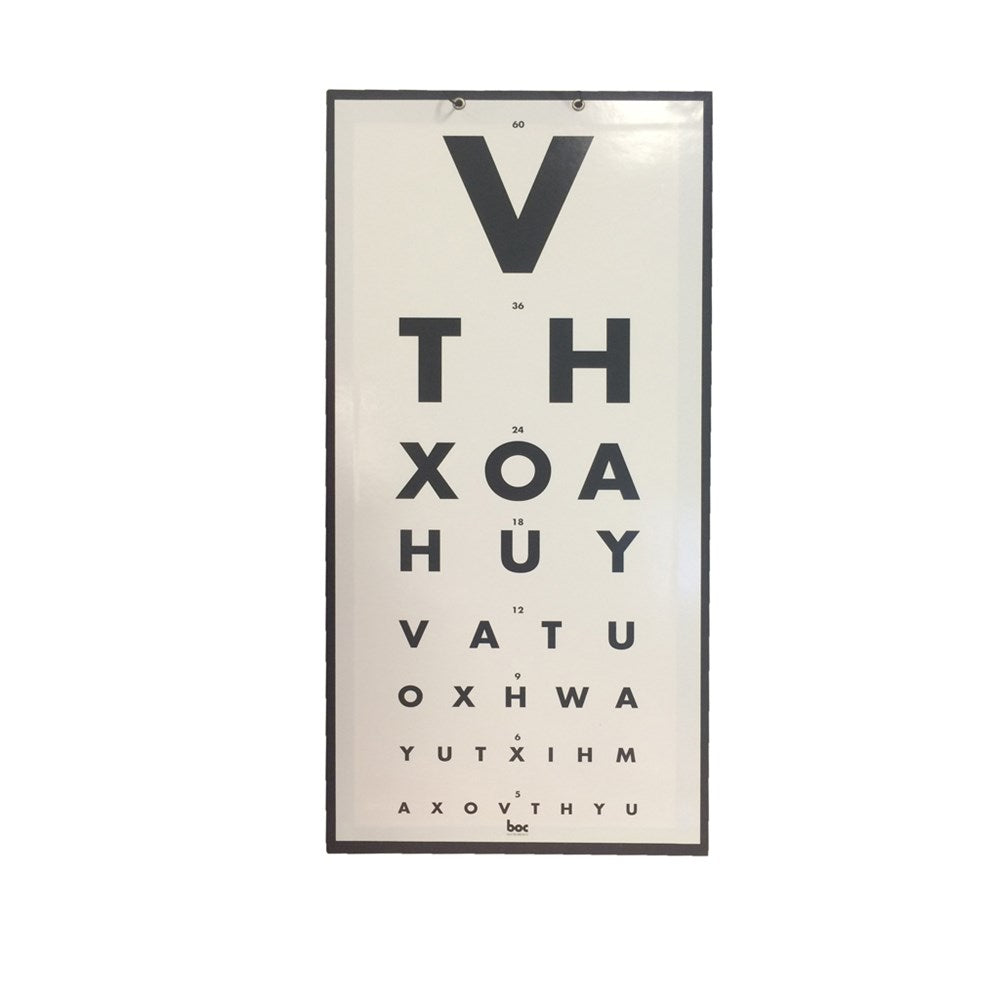 Eye Chart Universal 6 Metre Standard