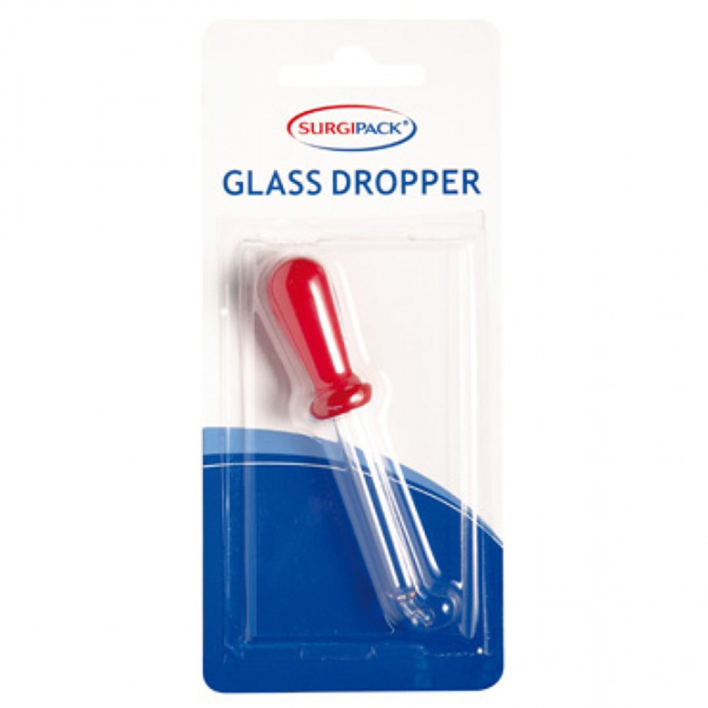 Eye Dropper Glass Bent Surgipack 6082