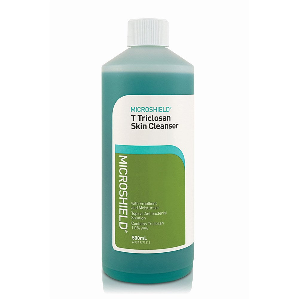 Microshield T (Blue) Triclosan Skin Cleanser 500ml