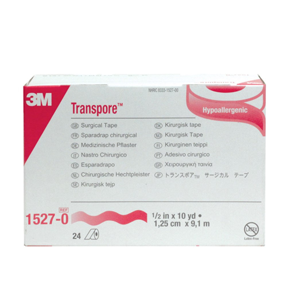 Transpore Surgical Tape 12mm x 9.1m B24 1527-0
