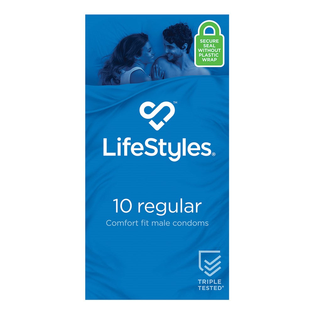 Condoms Lifestyles Regular Lubricated P10