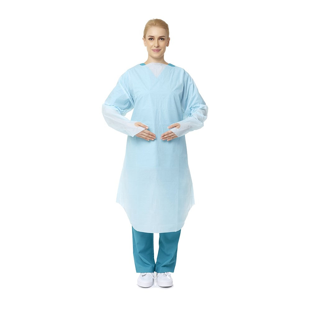 Gown Impervious Thumbs Up Regular Blue C75