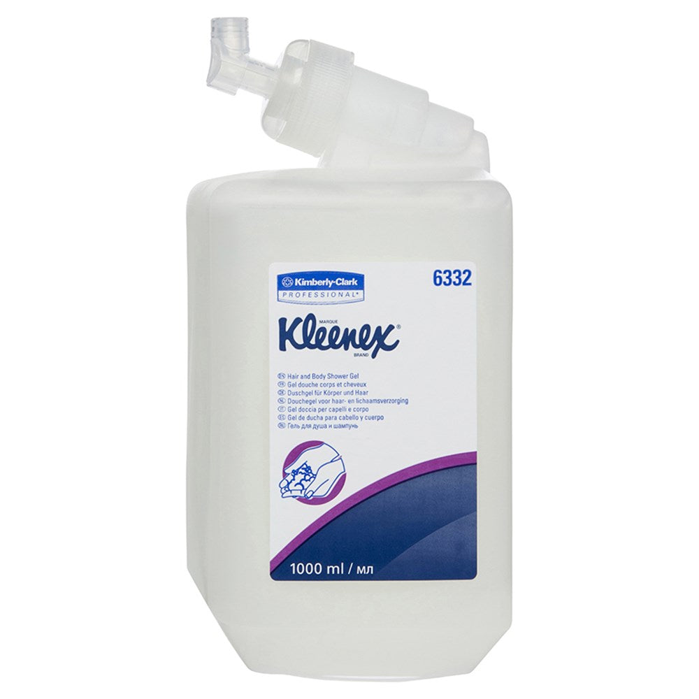 Kimberly-Clark Hair and Body Shower Gel 1ltr 6332