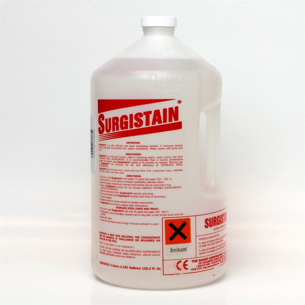 Surgistain Rust and Stain Remover 1 Gallon (4 litres)