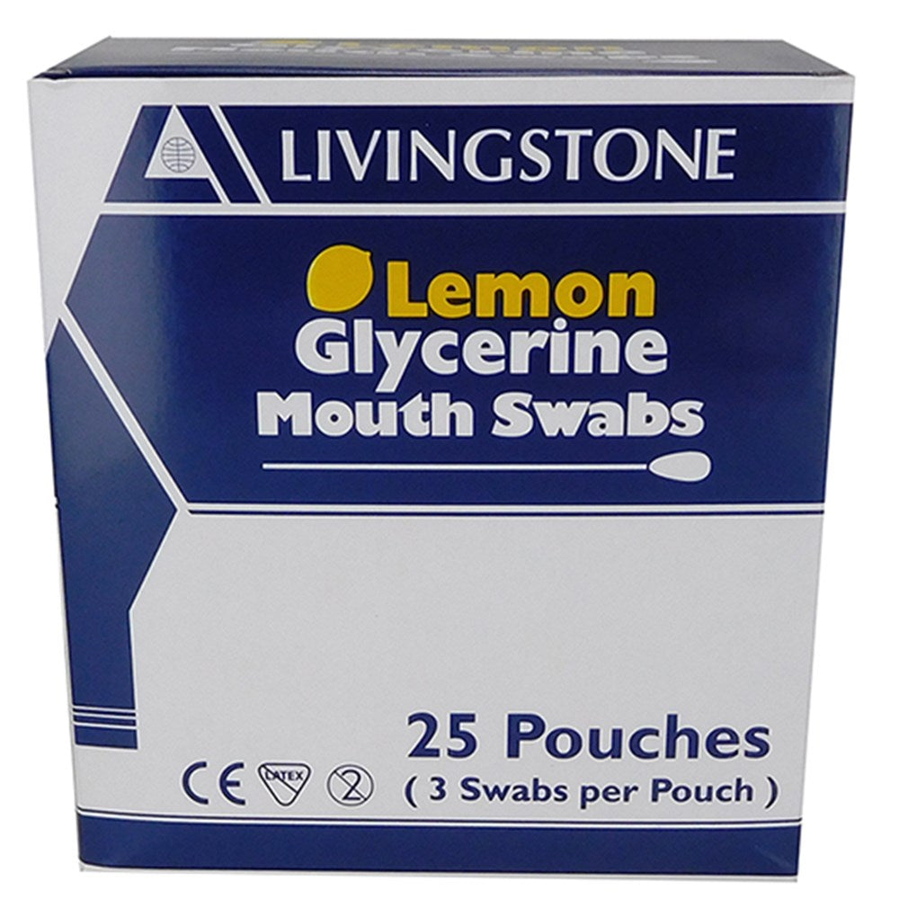 Lemon & Glycerine Swab Sticks 3's (B25)