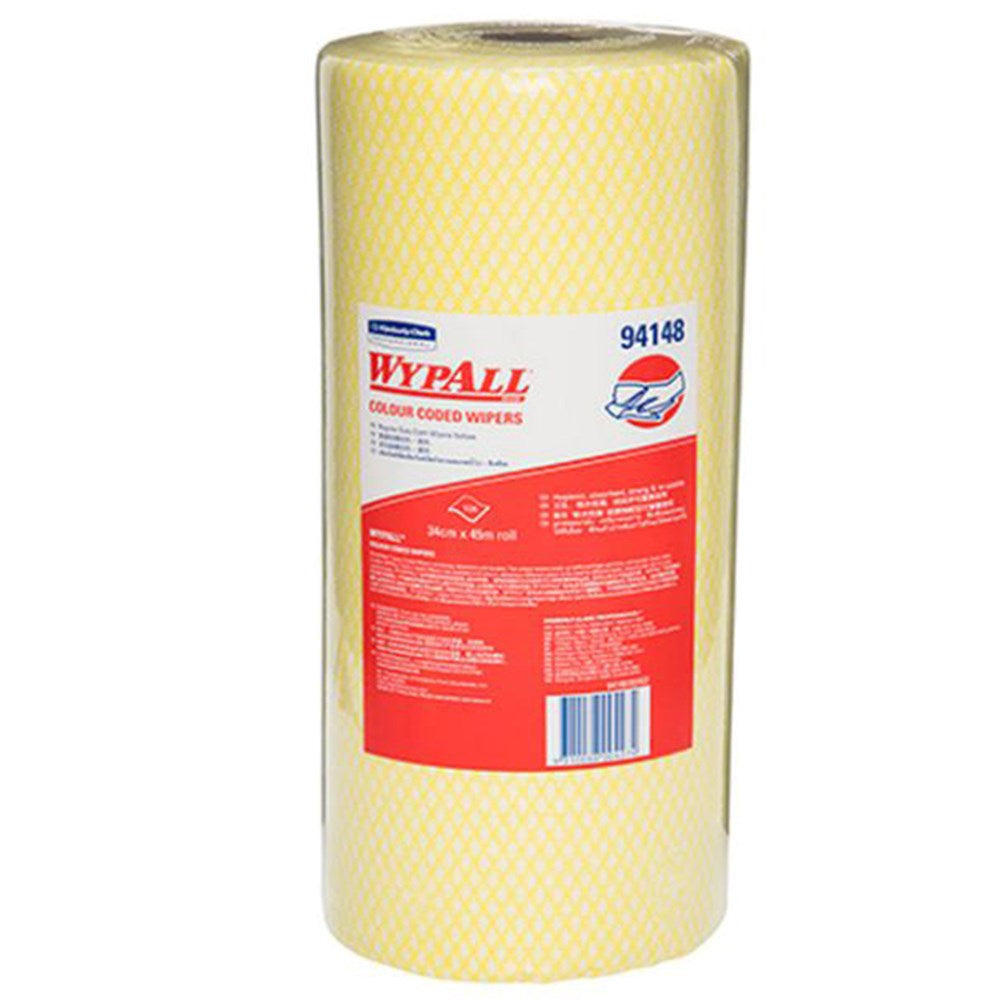 Wypall Workforce Wipers Roll 34cm x 45m Yellow 94148