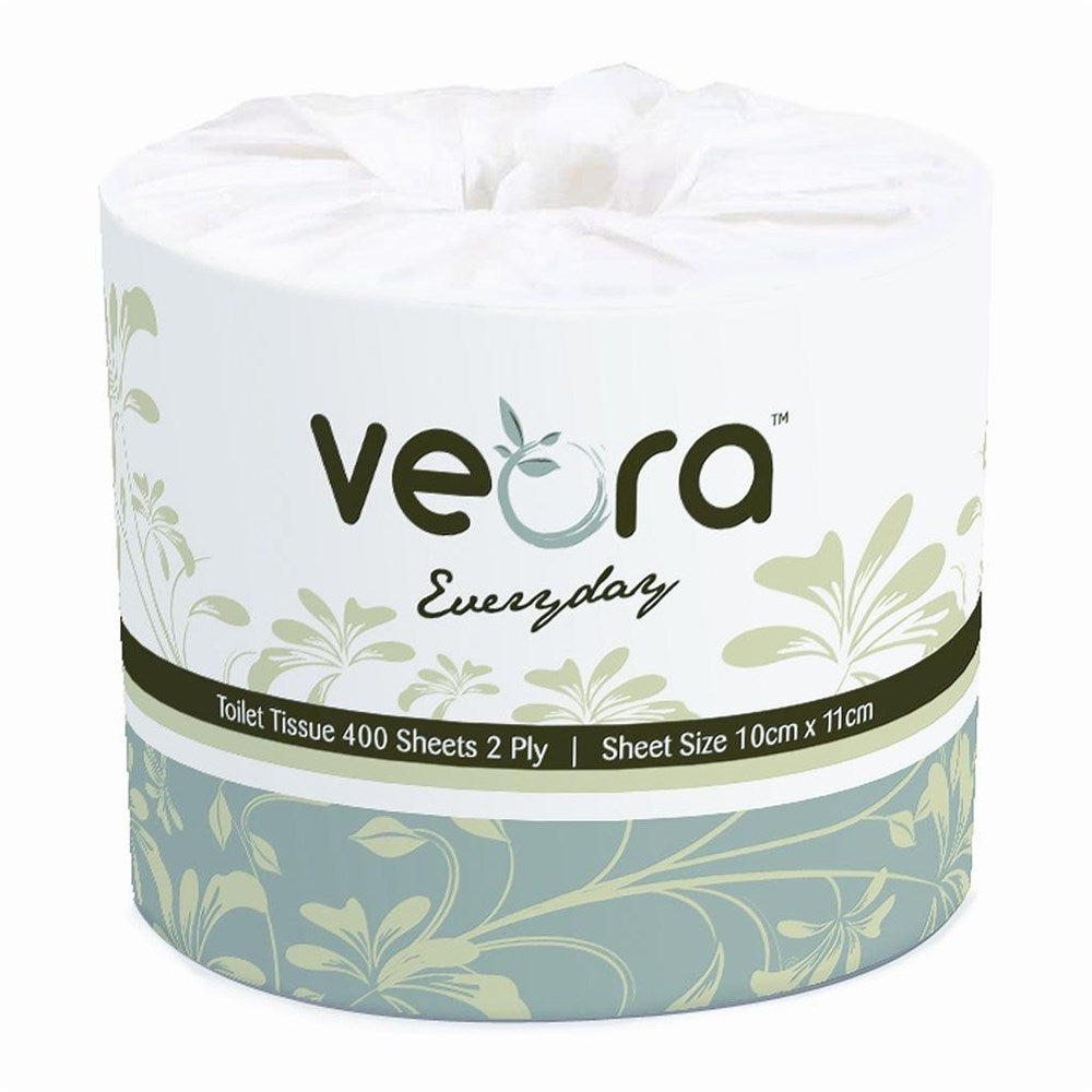 Veora Toilet Tissue Everyday 2 Ply 400 Sheet C48