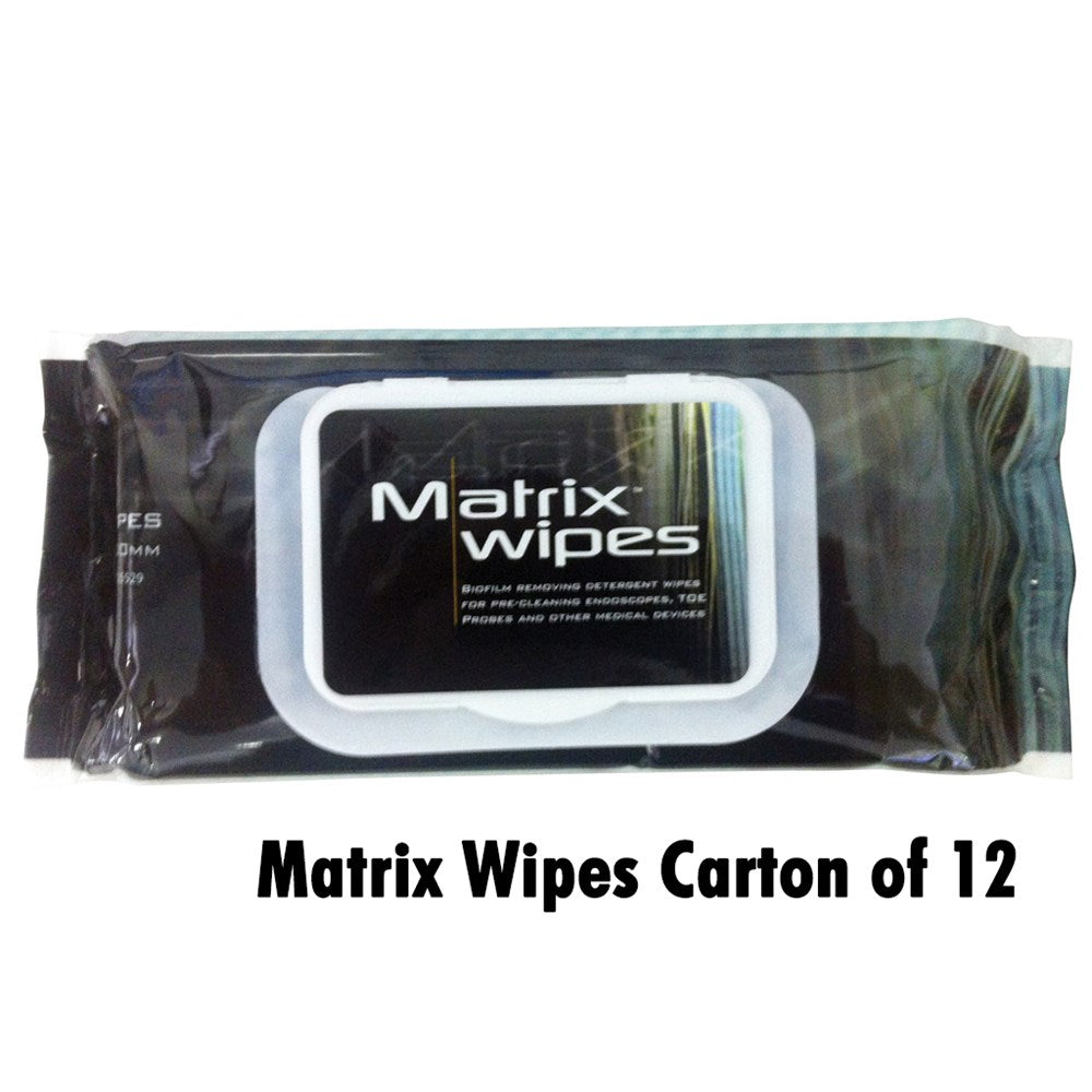 Matrix Biofilm Detergent Wipes 180 x 500mm Flat Pack 12 x 80 C12