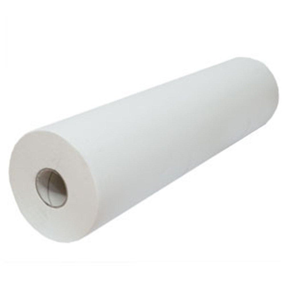 Large Towel Roll 49 x 38cm x 50m White Embossed (130 Sheets)