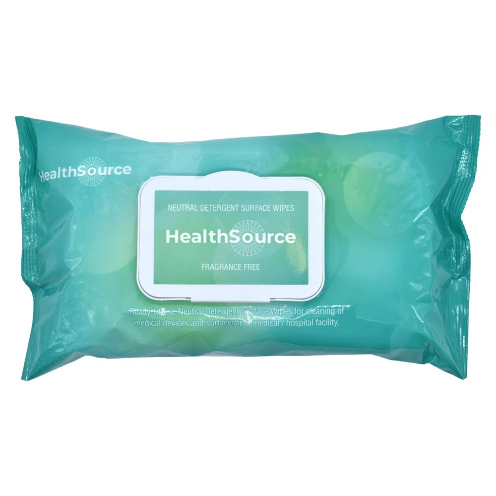 HealthSource Neutral Detergent Surface Wipes P48