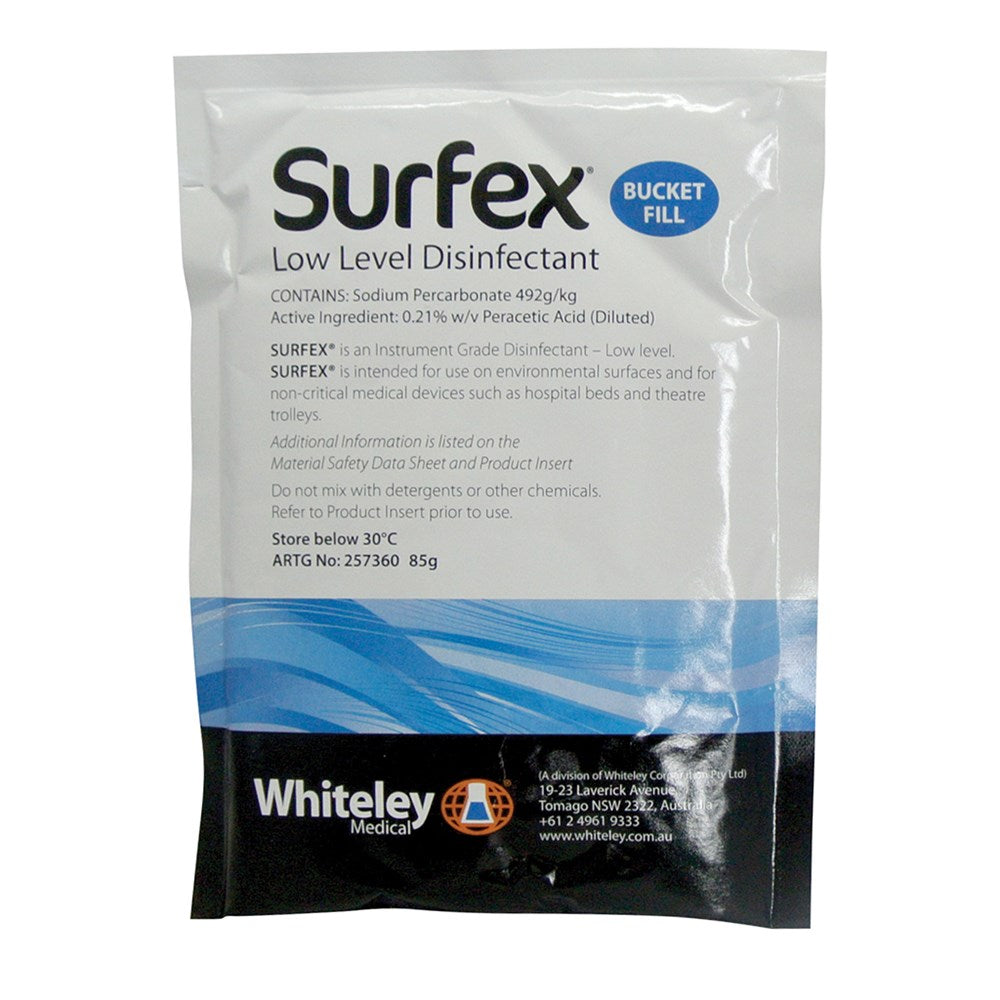 Surfex Low Level Disinfectant Powder Sachet 85g Bucket Fill