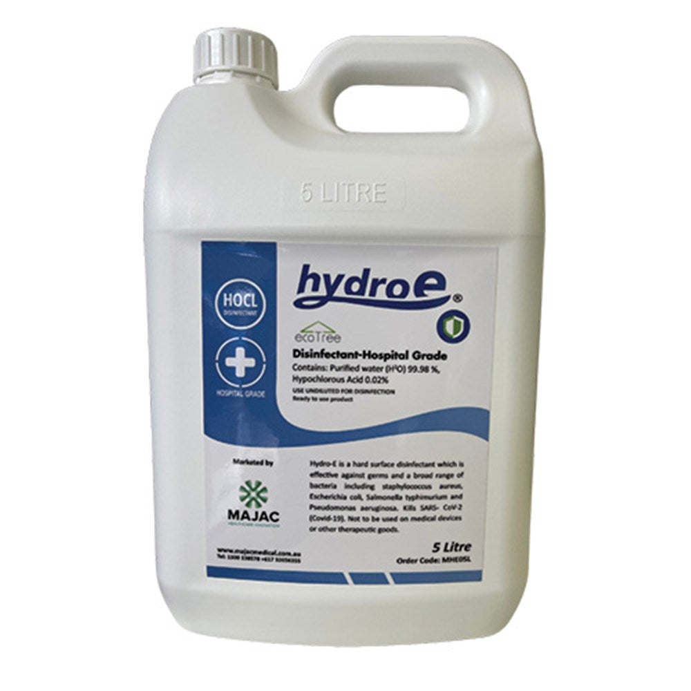 Hydro-E Hospital Grade Surface Spray Disinfectant 5 Litre