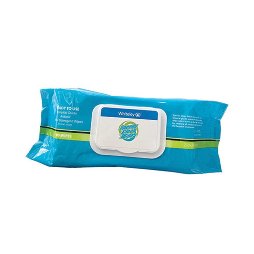 Speedy Clean Wipes Flat Pack Pkt 80 Carton of 12