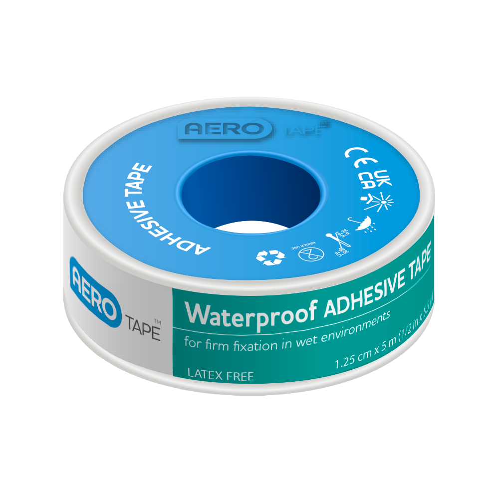 AEROTAPE Waterproof Adhesive Tape 1.25cm x 5M Box/9
