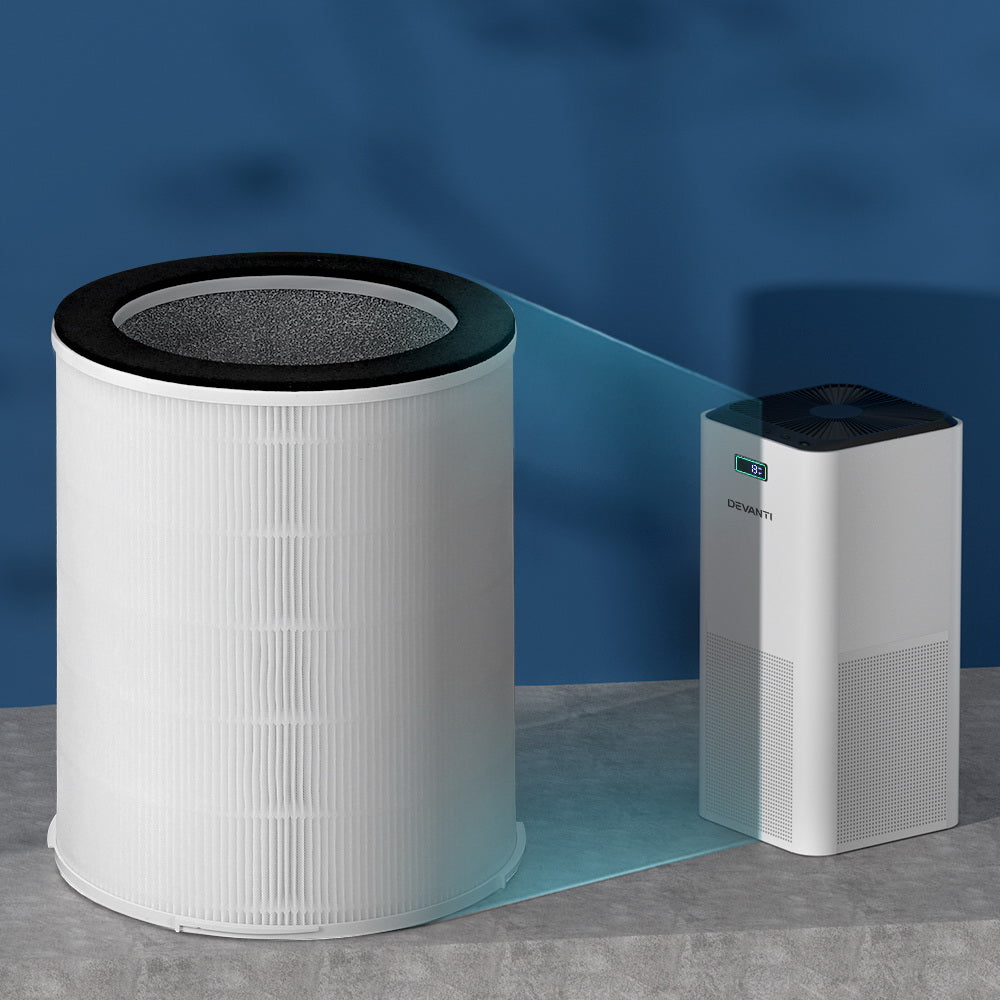 Devanti Air Purifier Replacement Filter 3 Layer- Appliances - NDIS
