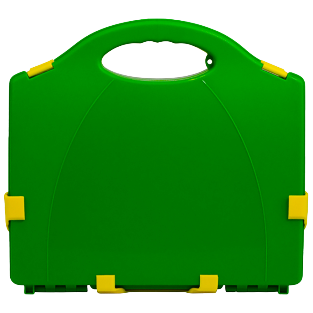 AEROCASE Medium/Large Green and Yellow Neat Plastic Case 34 x 28 x 10cm